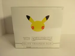 Pokemon Celebrations Elite Trainer Box TCG Sealed ETB 25th Anniversary - Image 1