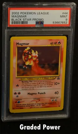 2002 Pokemon Promo Magmar Black Star Promo PSA 9 (7652) #44 - Image 1
