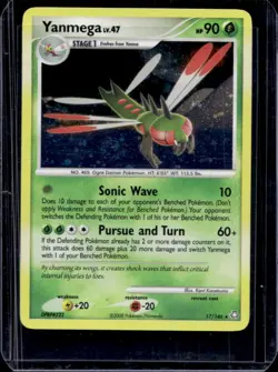 2008 Pokemon Diamond & Pearl Legends Awakened Yanmega Holo #17/146 - Image 1