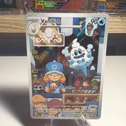 Pokemon Vanillish 190/182 SV04 Paradox Rift Illustration Rare Holo Card HP 90 - Image 1