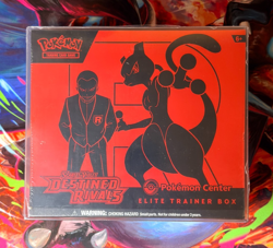 Destined Rivals Pokemon Center Factory Sealed ETB Elite Trainer Box w/ Shell - Image 1