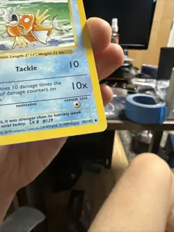 Pokemon TCG Magikarp 35/102 *Shadowless* Base Set English 1999. HP - Image 4