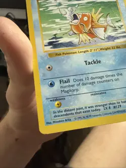 Pokemon TCG Magikarp 35/102 *Shadowless* Base Set English 1999. HP - Image 5