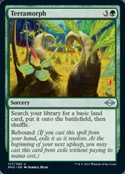 Terramorph -Foil Light Play MTG Modern Horizons 2 - Image 1