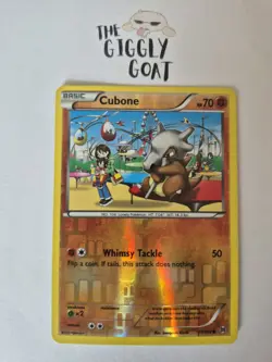Pokemon TCG Cubone 77/162 Breakthrough Reverse Holo 2015 - Image 1
