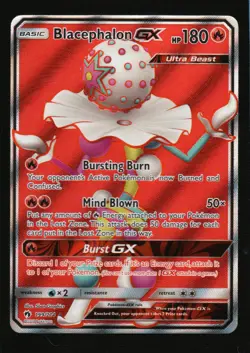 Pokemon Blacephalon GX (Full Art) SM - Lost Thunder #199/214 NM - Image 1