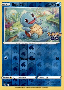 Squirtle Common Pokemon GO 015/078 NM - Image 1