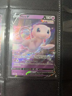 Mew V 60/159 Ultra Rare Crown Zenith Fusion Strike Pokemon TCG NM - Image 1