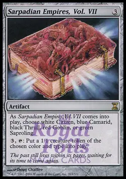 Sarpadian Empires, Vol. VII 1x FOIL TSP MTG Time Spiral Rare NM artifact - Image 1