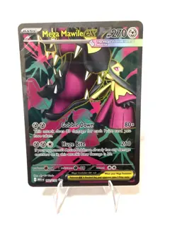 POKEMON MEGA EVOLUTION ULTRA RARE MEGA MAWILE EX FULL ART 162/132 NM/M - Image 1