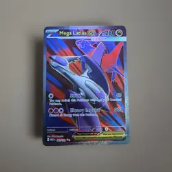 Mega Latias EX Secret Rare 163/132 Pokemon Mega Evolution NM - Image 1