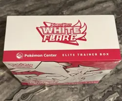 Pokemon Center ETB Elite Trainer Box White Flare Sealed New Plastic Case Pokemon - Image 4