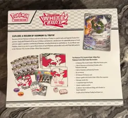 Pokemon Center ETB Elite Trainer Box White Flare Sealed New Plastic Case Pokemon - Image 5