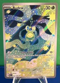 Pokemon TCG Budew 221/217 - Ascended Heroes Illustration Rare - Near Mint - Image 1