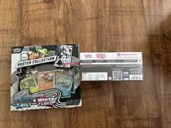 Pokemon Centre White flare ETB & BB/WF poster Collection Brand New Sealed ⚫⚪ - Image 2