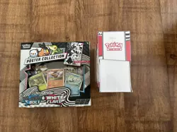 Pokemon Centre White flare ETB & BB/WF poster Collection Brand New Sealed ⚫⚪ - Image 4