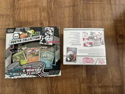 Pokemon Centre White flare ETB & BB/WF poster Collection Brand New Sealed ⚫⚪ - Image 5