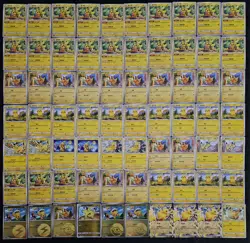 70*Lot Pokemon TCG S-Chinese with 13 different Pikachu #j JL89 - Image 1
