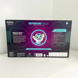 Pokemon TCG: Vaporeon VMAX Premium Collection Box Factory Sealed - Image 2