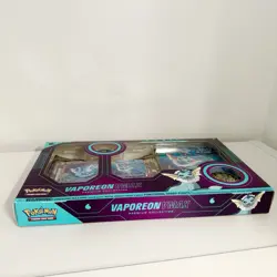 Pokemon TCG: Vaporeon VMAX Premium Collection Box Factory Sealed - Image 3