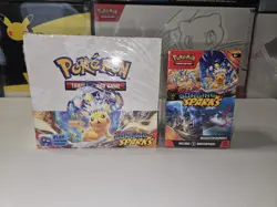 Pokemon Surging Sparks Booster Box and Booster Bundle FACTORY SEALED (NEW) - Image 1