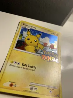 Pikachu - 2009 Pokemon Rumble #7/16 - Image 4