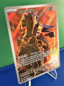 Pokemon TCG Zamazenta 201/182 - Destined Rivals Illustration Rare- Near Mint - Image 2