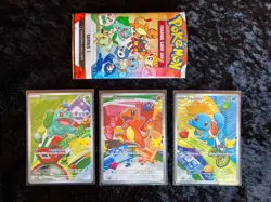 First Partner Illustration Collection Series 1 Kanto GEN 1 Starters Pokemon TCG - Image 1