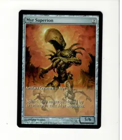 Myr Superion. DCI Promo. Foil. Full Art. NM. MTG. Magic the Gathering. - Image 1