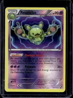 2011 Pokemon Black & White Reuniclus Reverse Holo #57/114 - Image 1