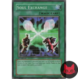 Yugioh Soul Exchange SDY-E037 Super Rare 1st Edition MP - Image 1