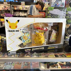 Pokemon TCG Celebrations Pikachu VMAX Premium Figure Collection Box Sealed 820650809408 - Image 1