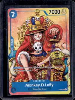 One Piece TCG Monkey.D.Luffy 2nd Anniversary Promo #P-043 - Image 1