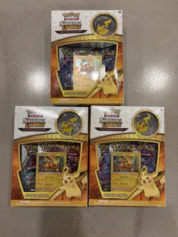 Pikachu - Pokemon Shining Legends Pin Collection Box Factory Sealed TCG - Image 3
