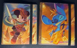 Disney Lorcana Stitch & Mickey Mouse Card Binder Portfolios New Ravensburger TCG - Image 1