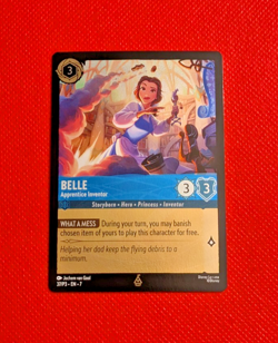 Disney Lorcana - BELLE Apprentice Inventor #37/P3 Promo Card - Image 1