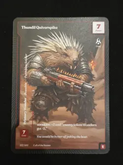 Wonders of The First Thundil Quiverspike Epic Rare Call Of The Stones - Image 1