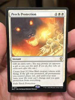 MTG - Perch Protection - Bloomburrow Commander LP - Image 1