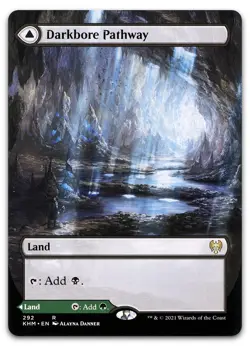 Darkbore Pathway (Borderless) #292 (NM) Kaldheim KHM Magic MTG - Image 1
