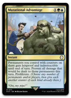 Mutational Advantage #111 (NM) Fallout PIP Magic MTG - Image 1