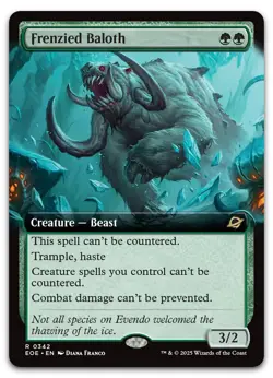Frenzied Baloth (Extended Art) #342 (NM) Edge of Eternities EOE Magic MTG - Image 1