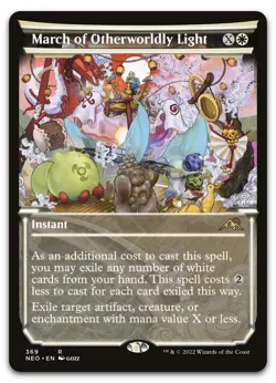 March of Otherworldly Light (Showcase) #369 NM Kamigawa Neon Dynasty Magic MTG - Image 1