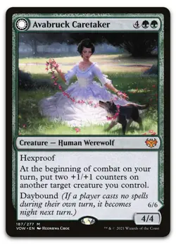 Avabruck Caretaker #187 (NM) Crimson Vow VOW Magic MTG - Image 1