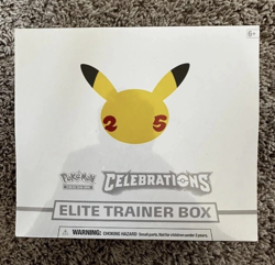 Pokemon Celebrations Elite Trainer Box ETB 25th Anniversary New Factory Sealed 820650809439 - Image 1