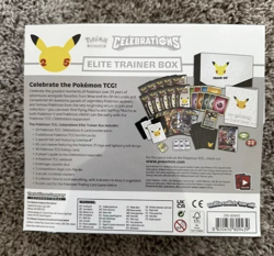 Pokemon Celebrations Elite Trainer Box ETB 25th Anniversary New Factory Sealed 820650809439 - Image 2