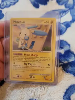 Pokemon Secret Wonders Rare Card - Minun 32/132 - Image 1
