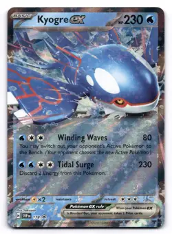 Kyogre ex NM 178 Holo Scarlet & Violet Promo Pokemon Holo Promo - Image 1