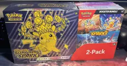 Pokemon Surging Sparks ETB & Booster Bundle Costco 2-pack. Factory Sealed - Image 1