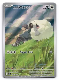 Hop's Wooloo NM IR 170/159 Sv09: Journey Together Pokemon TCG Holo - Image 1