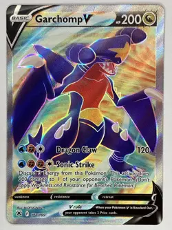 Garchomp V NM 178/189 Ultra Rare Astral Radiance Pokemon TCG Holo - Image 1
